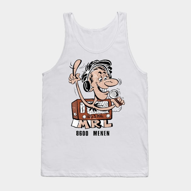 Radio MRL / 80s Radio Station Tank Top by CultOfRomance